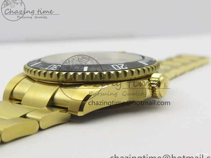 MiroTime 0214 Popular Andrea Pirlo Project Skeleton Submariner YG VRF Best Edition on YG Bracelet SA 2981